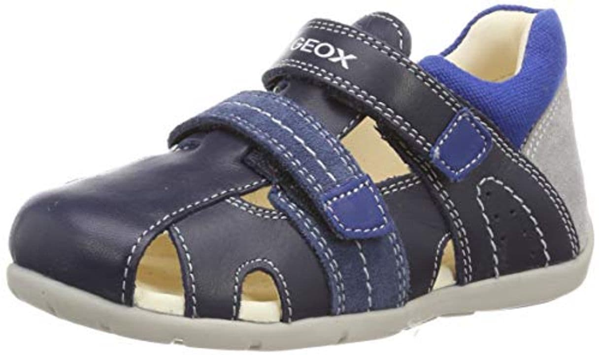 Fashion Geox Kaytan Bebé Niño, Sandalias de Niños, Transpirante, Resistente, Flexible y Ligera