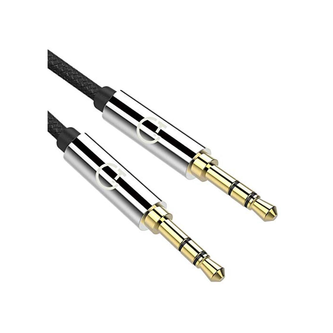 Product Gritin Cable de Audio, Cable Jack 3.5mm y Macho Macho de Nylon