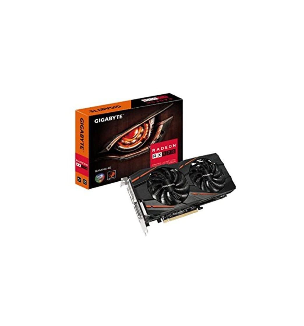 Product Gigabyte GV-RX570GAMING-4GD Radeon RX 570 Gaming 4G - Tarjeta gráfica