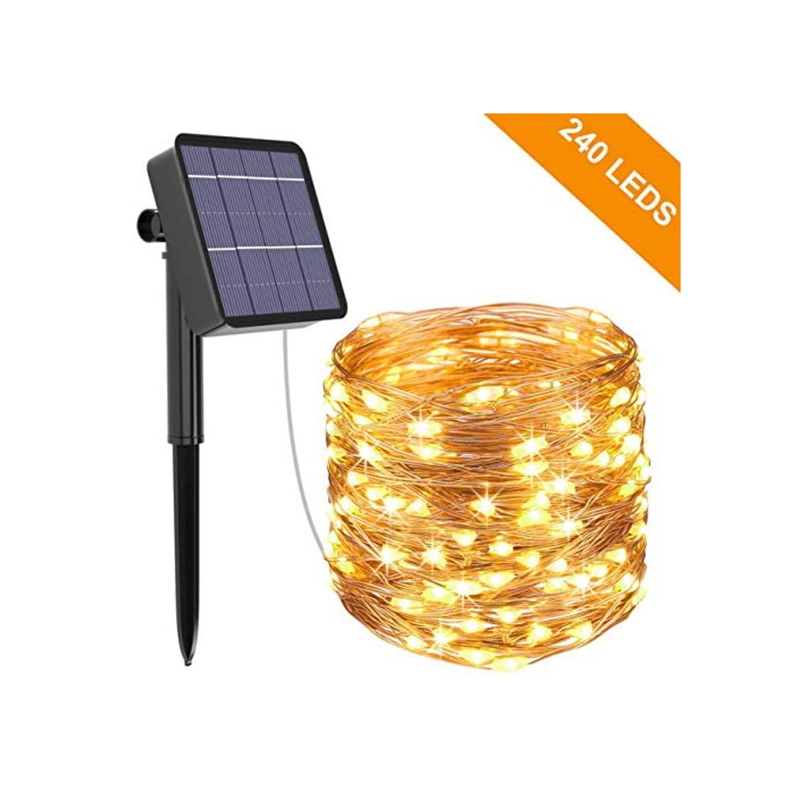 Producto Guirnalda Luces Exterior Solar