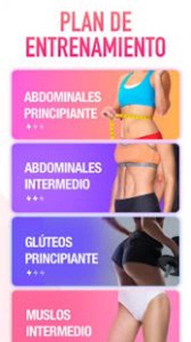 App Fitness femenino ( entrenamiento femenino