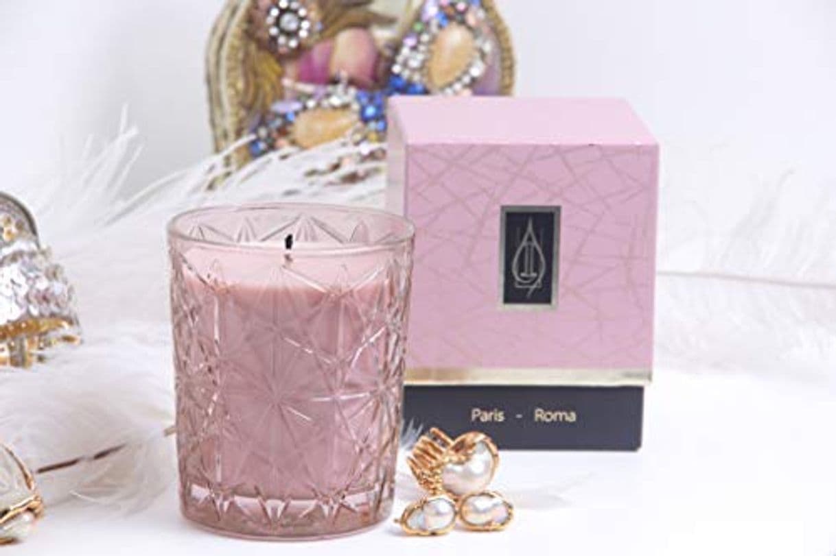 Product Driada -VIDRO Lounge Rosa con acrilico Paris,Vela Perfumada