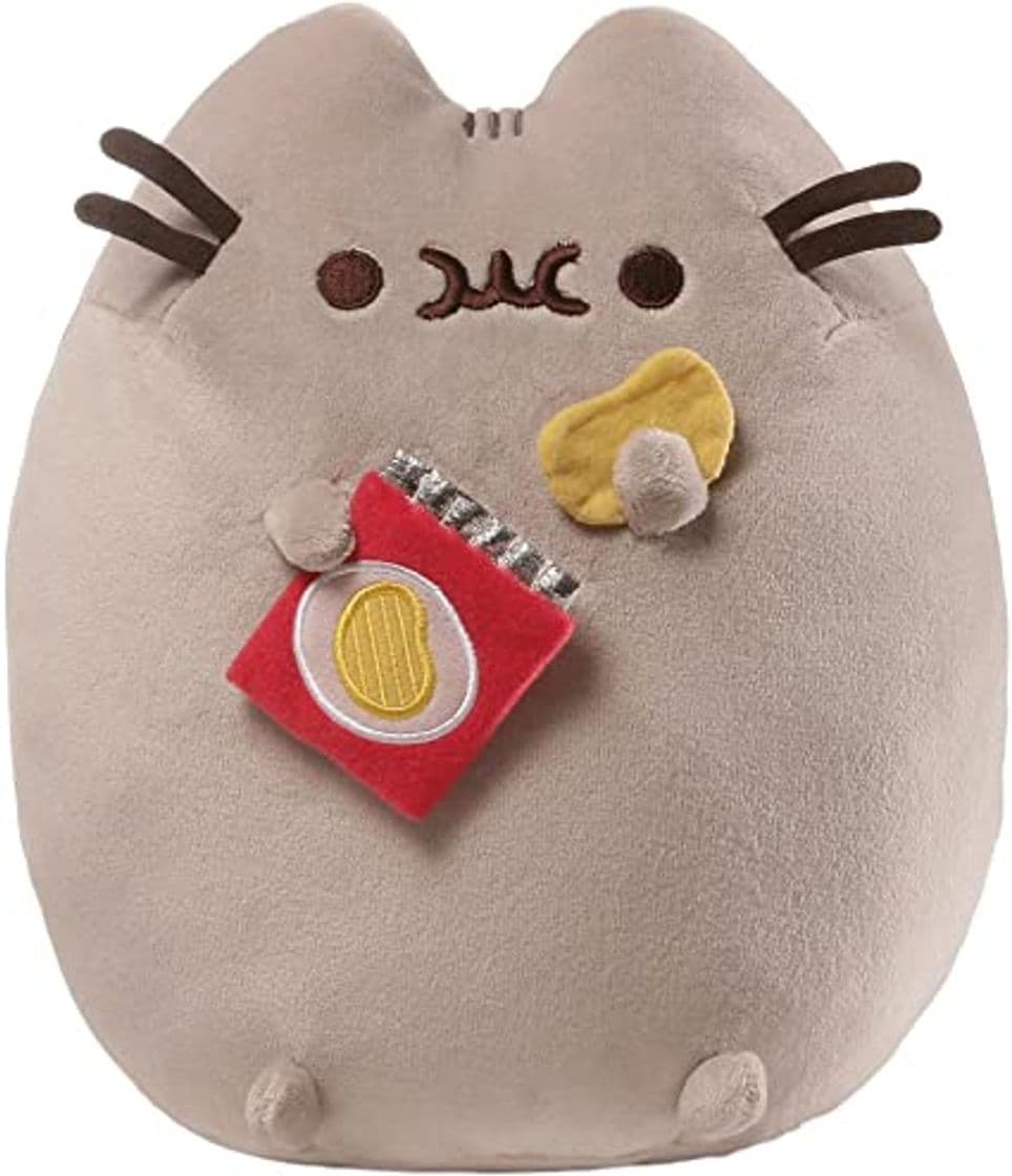 Moda Pusheen snackable de Peluche, Papas Chips, Gris, Gra