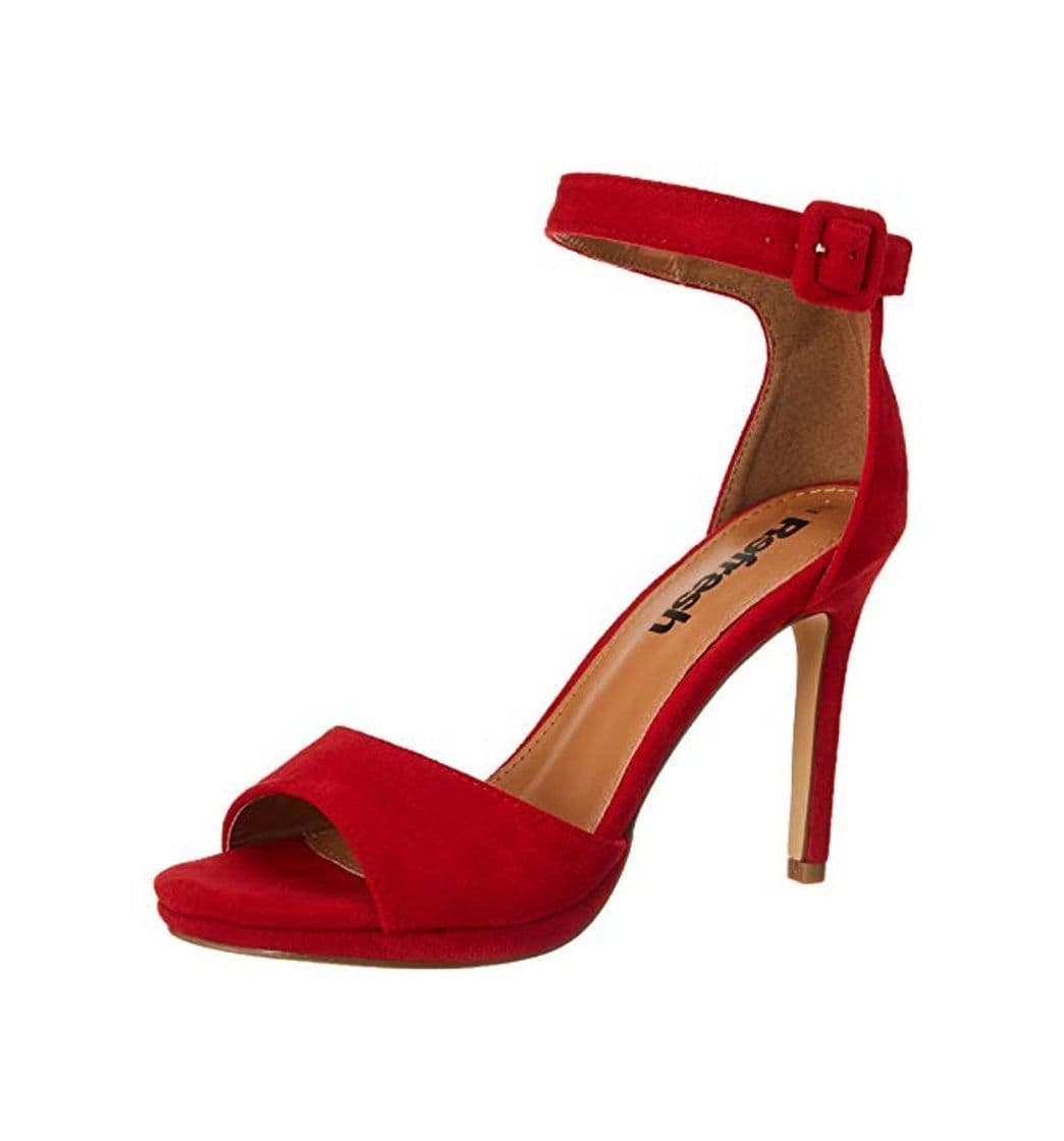 Producto Refresh 69541.0, Zapatos con Tira de Tobillo para Mujer, Rojo