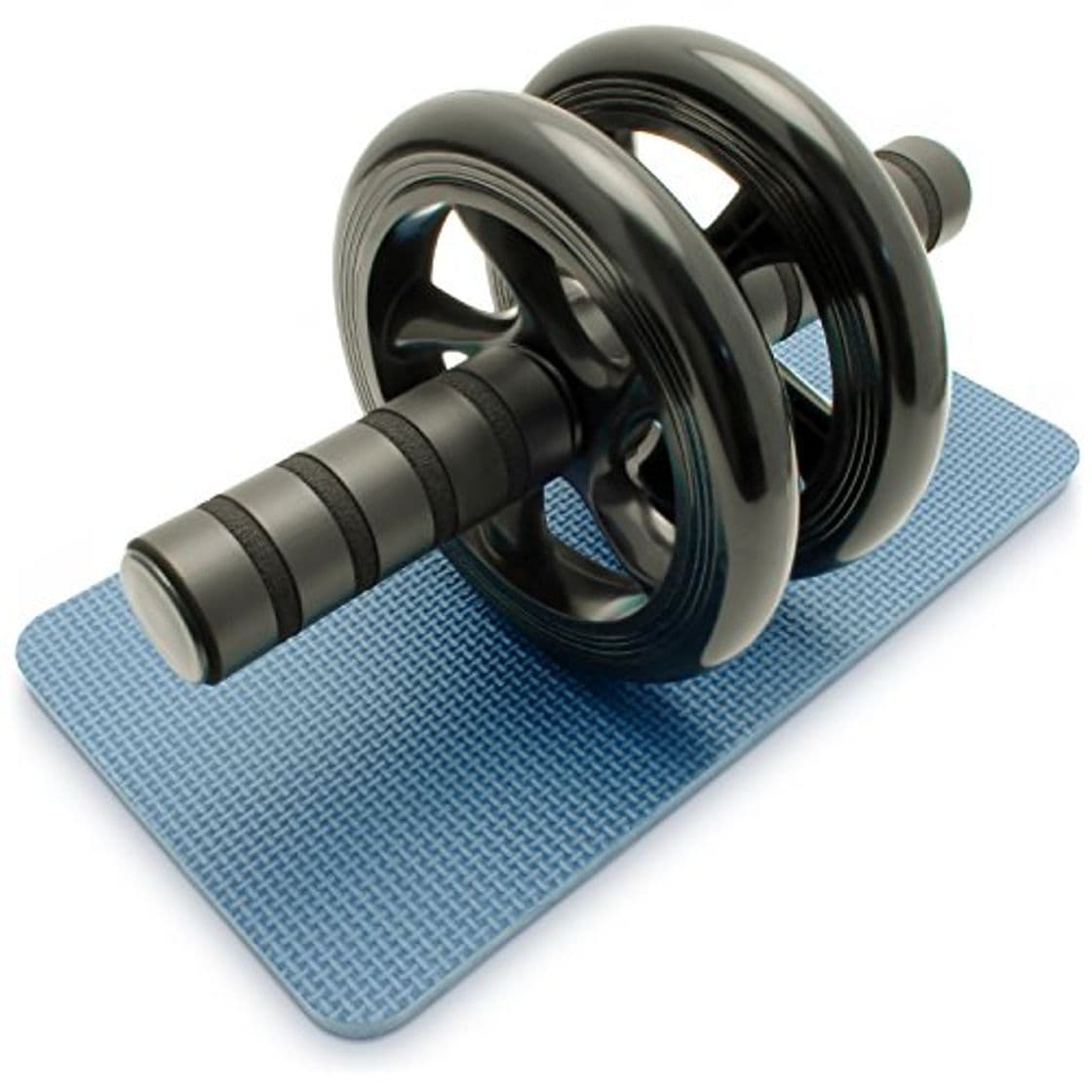 Producto CampTeck AB Roller Doble Rueda Abdominal con Arrodillamiento y Manijas de Espuma