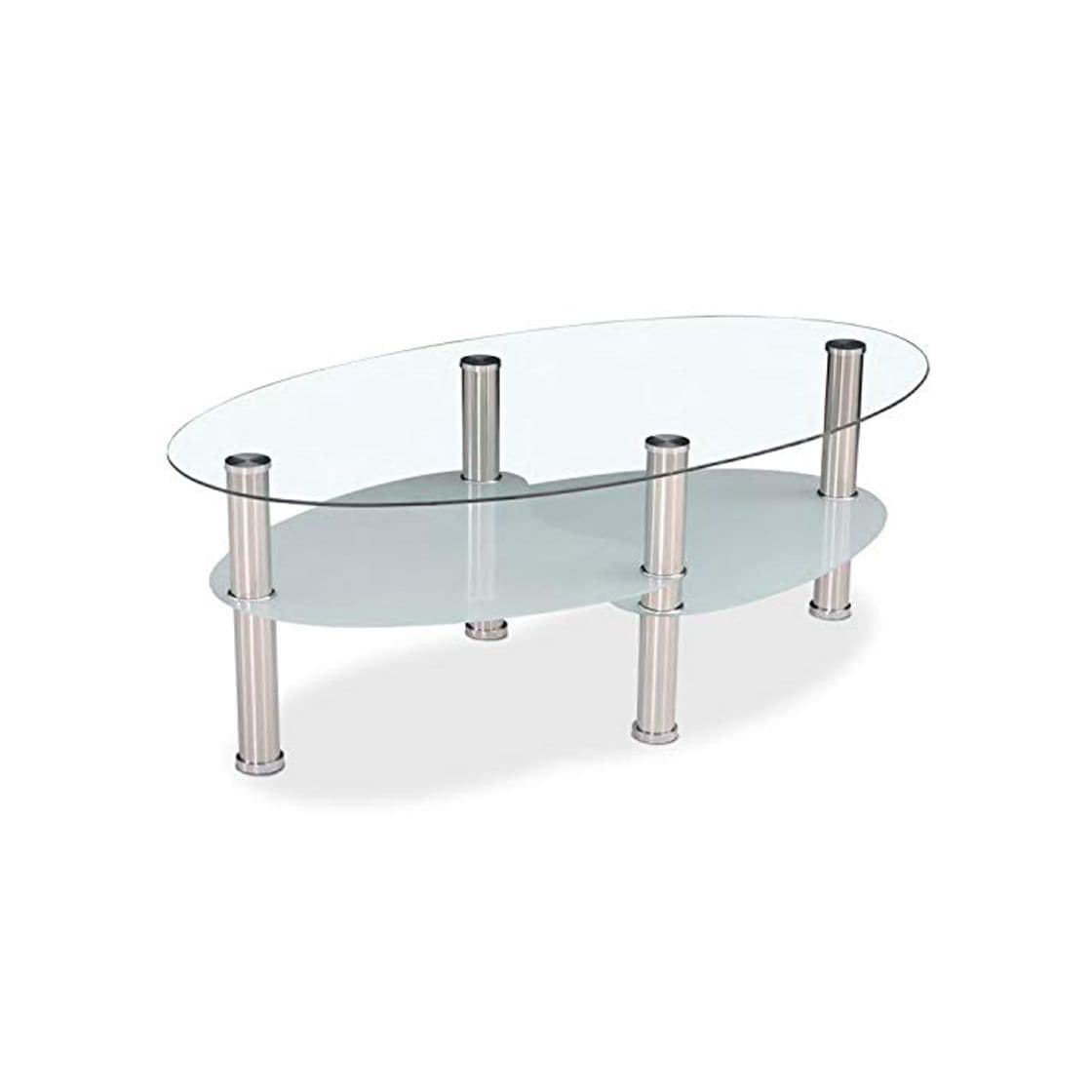 Producto DISTRIGAL, S.L. HomeSouth – Mesa de Centro Fija, Mesa de Cristal, mesita