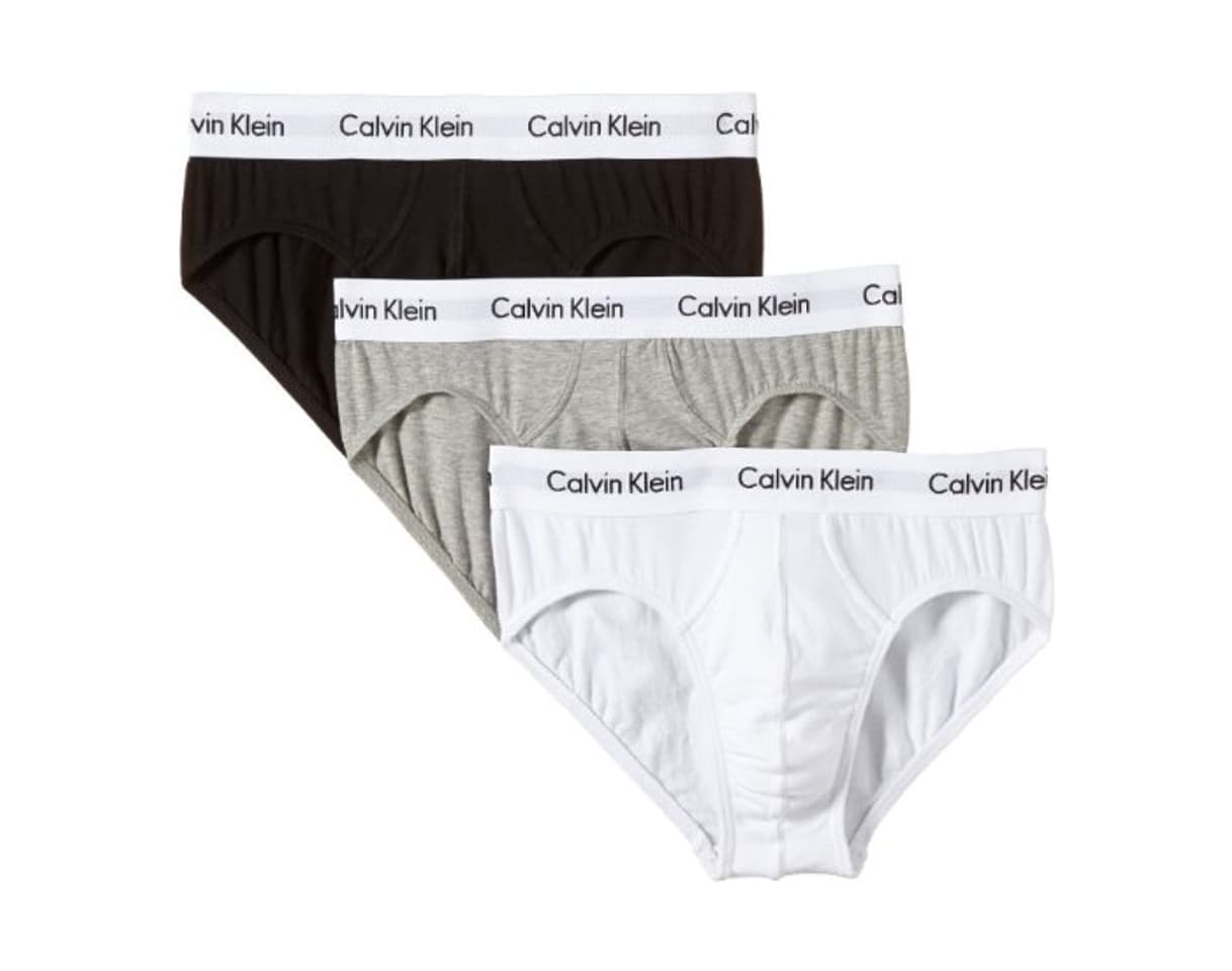 Fashion Calvin Klein 3P Hip Brief, Calzoncillos para Hombre