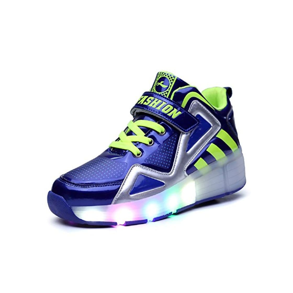 Moda Led Luces Zapatos con Ruedas para Pequeños Niños y Niña Automática Calzado de Skateboarding Deportes de Exterior Patines en Línea Brillante Mutilsport Aire Libre y Deporte Gimnasia Running Zapatillas