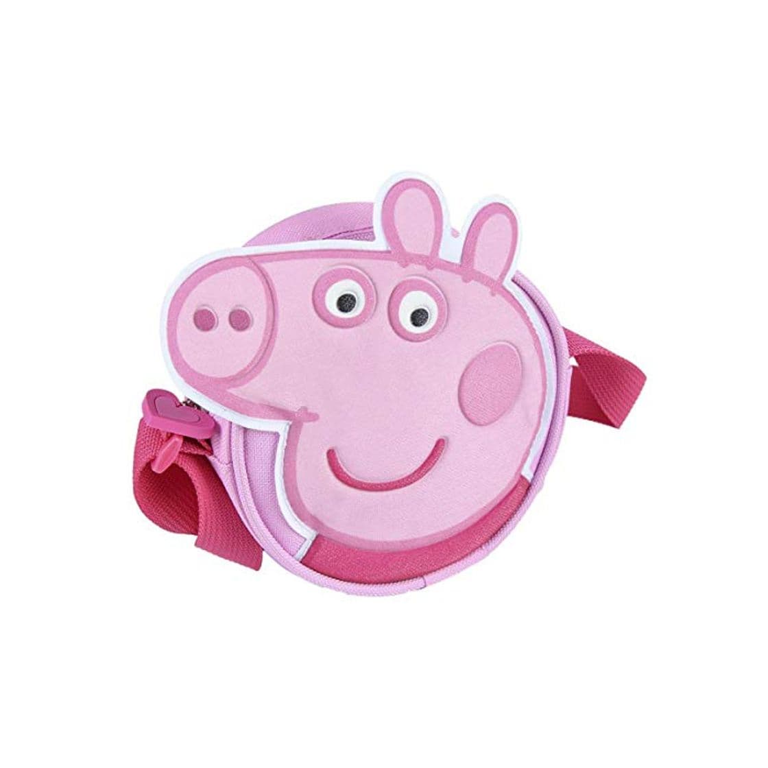 Producto ARTESANIA CERDA Bolso Bandolera Peppa Pig, Mochila para Niñas, Negro