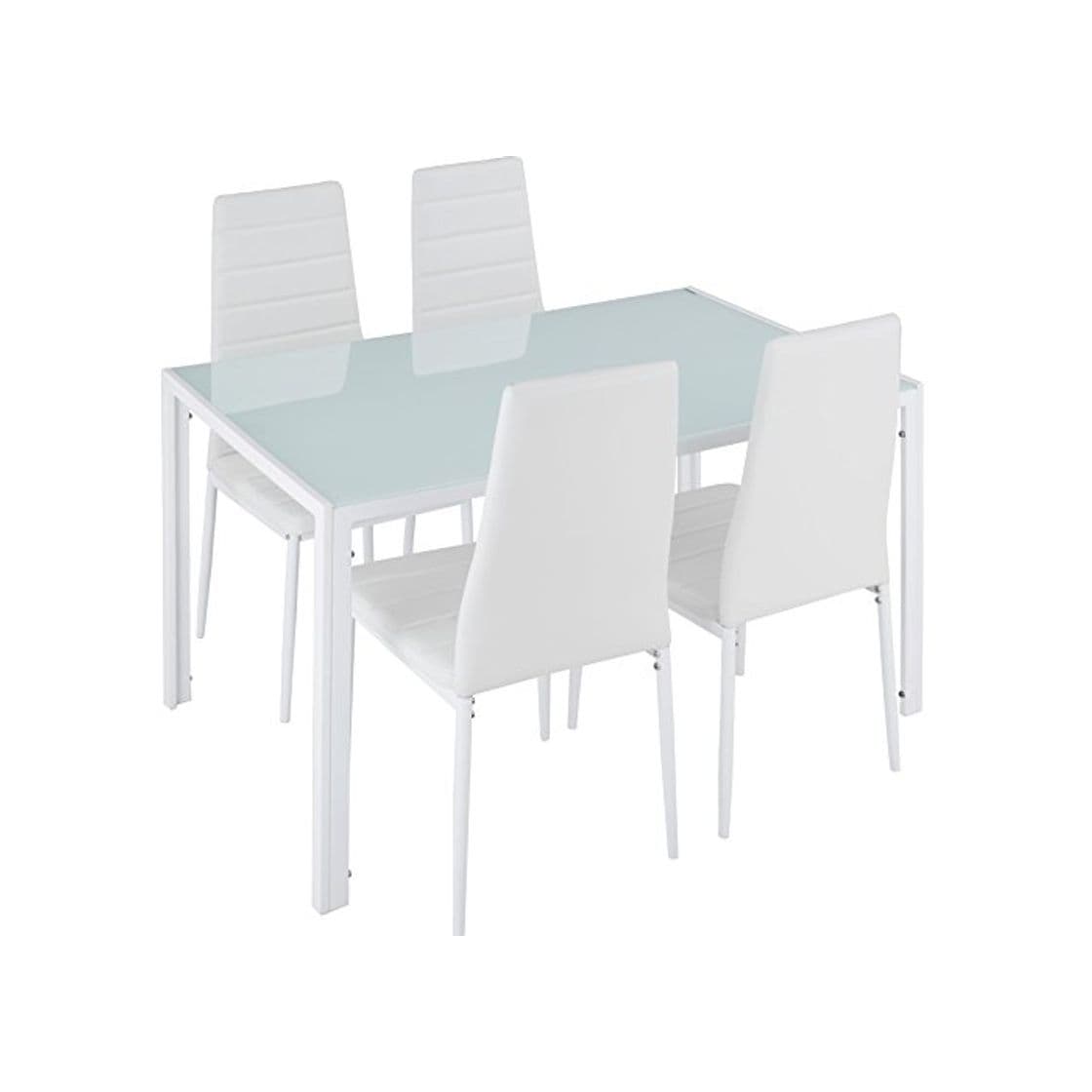 Elemento de la categoría hogar TecTake Conjunto de Mesa y 4 sillas de Comedor