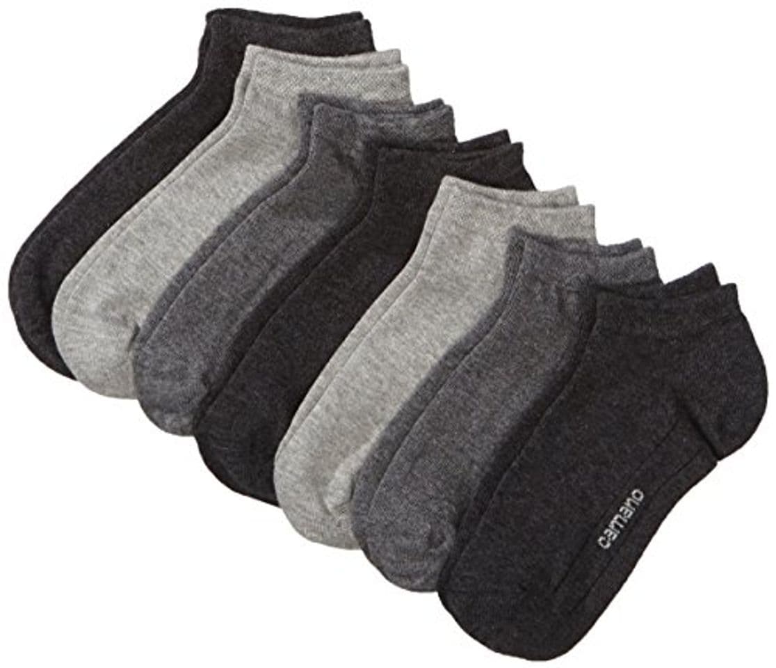 Producto Camano 3003 Ca-Soft Sneaker 7 Paar Calcetines cortos, Gris