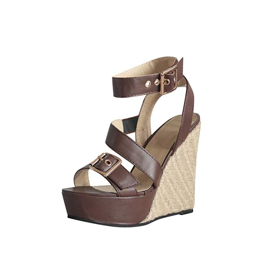 Moda Sandalias Mujer Verano 2019 Zapatos de Plataforma Mujer Cuña Zapatos de Boca de Pescado Playa Zapatillas Sandalias de Punta Abierta Casual Fiesta Roman Tacones Altos Sandalias vpass