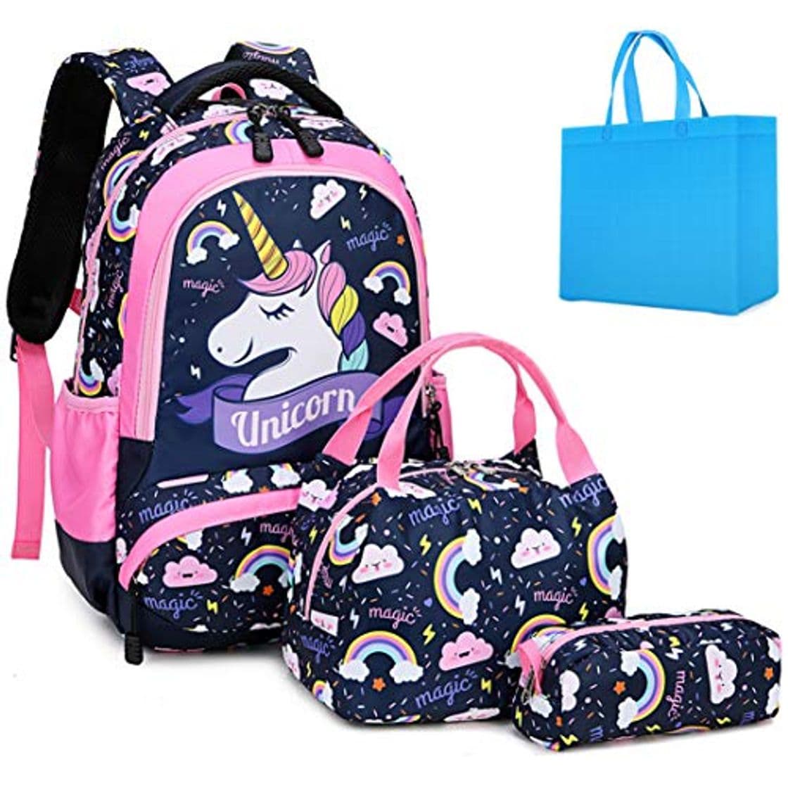 Lugar Mochila Unicornio Niña Mochila Infantil niña Mochilas Escolares Mochila Estudiantes Bolso para