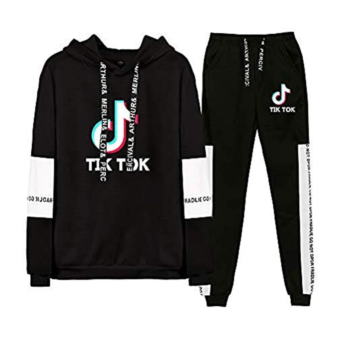 Producto Aibayleef TIK TOK Conjunto Dos Piezas Completo Capucha Sudadera Blusa y Pantalon