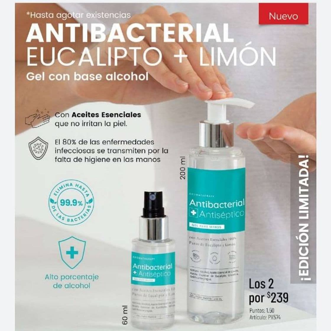 Moda Gel antibacterial