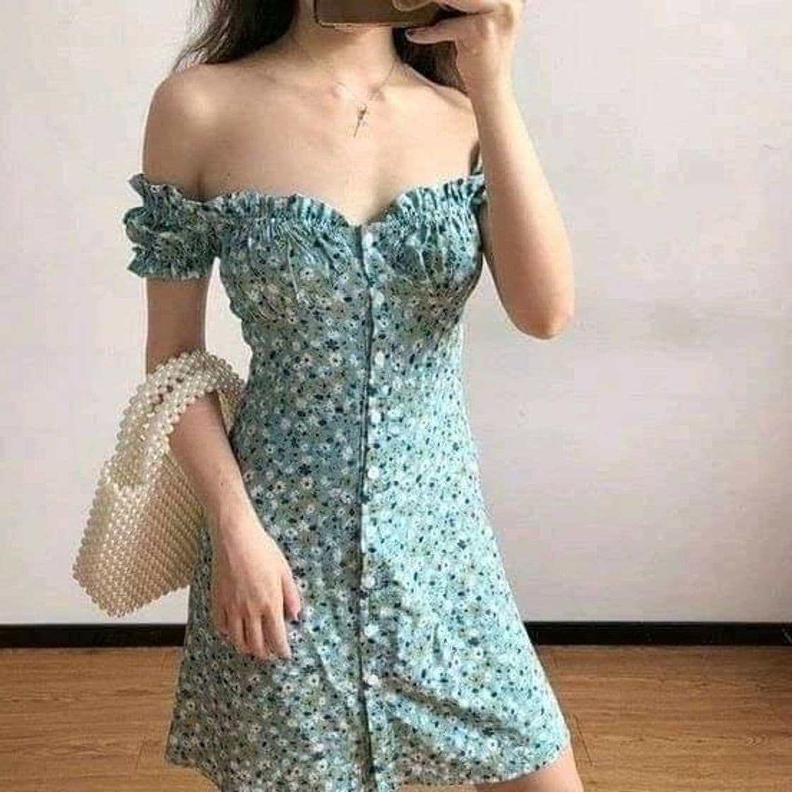 Moda Vestido azul 