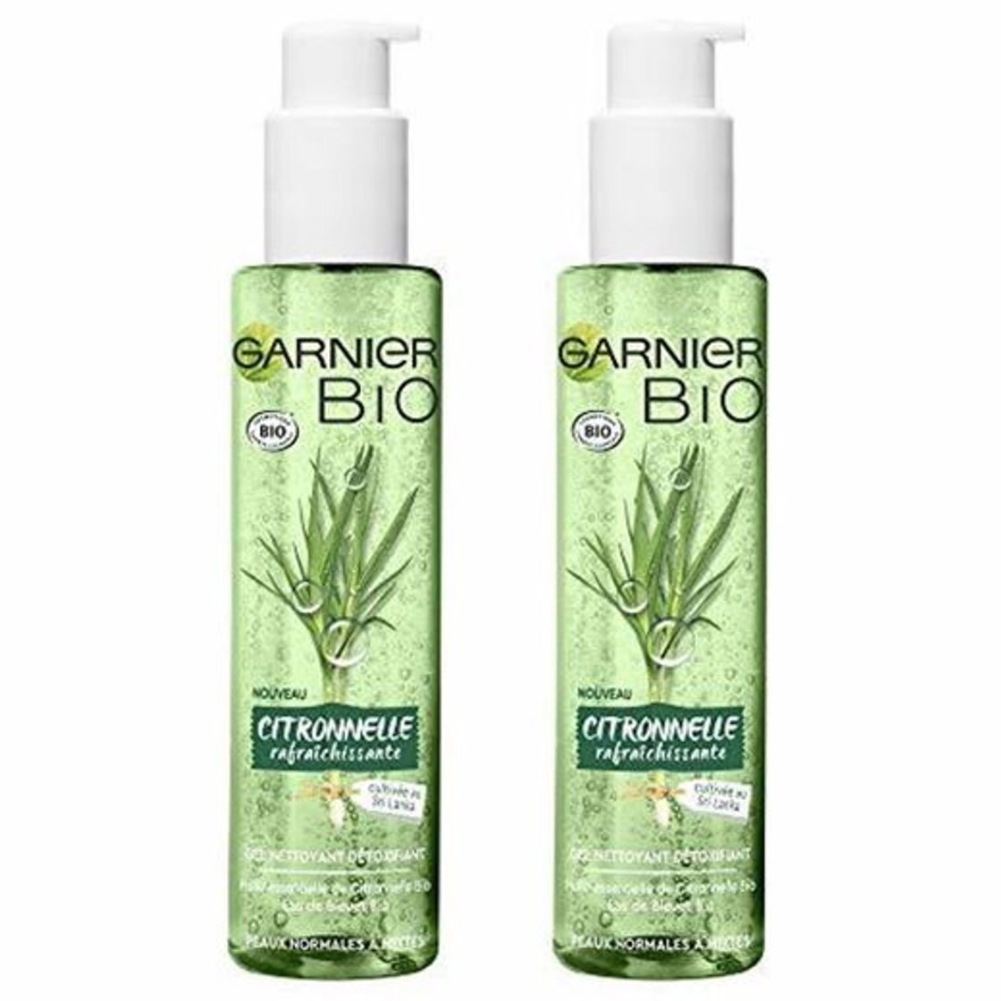 Product Garnier Garnier Garnier Bio Gel Limpiador détoxifiant – citronela rafraîchissante, Pack of 2 x