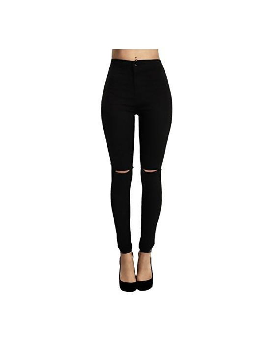 Fashion Yidarton Mujer Vaqueros Flacos De Cintura Alta Pantalones Jeans Leggings Elásticos Skinny Slim Vaqueros (M