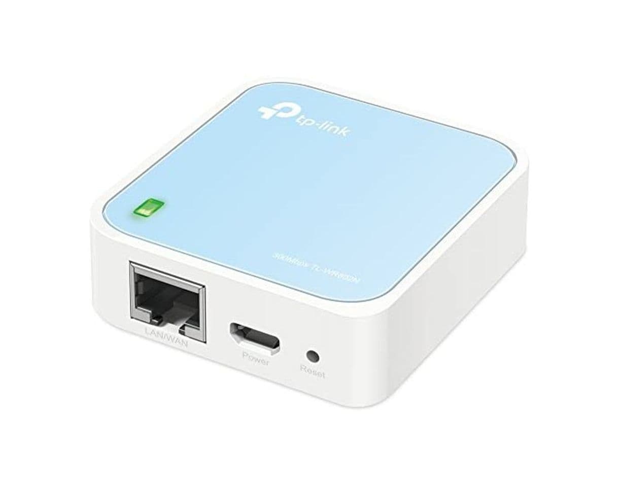 Product TP-Link TL-WR802N Nano Router N300 Wi-Fi portátil, 300 Mbps, 1 puerto LAN