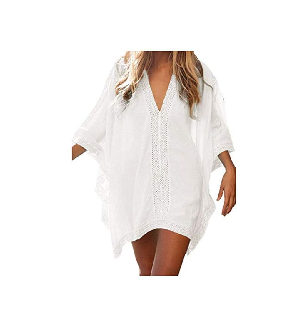 Moda Vestido Suelto de Bikini Mujer Ropa de Baño Playa Traje de Baño