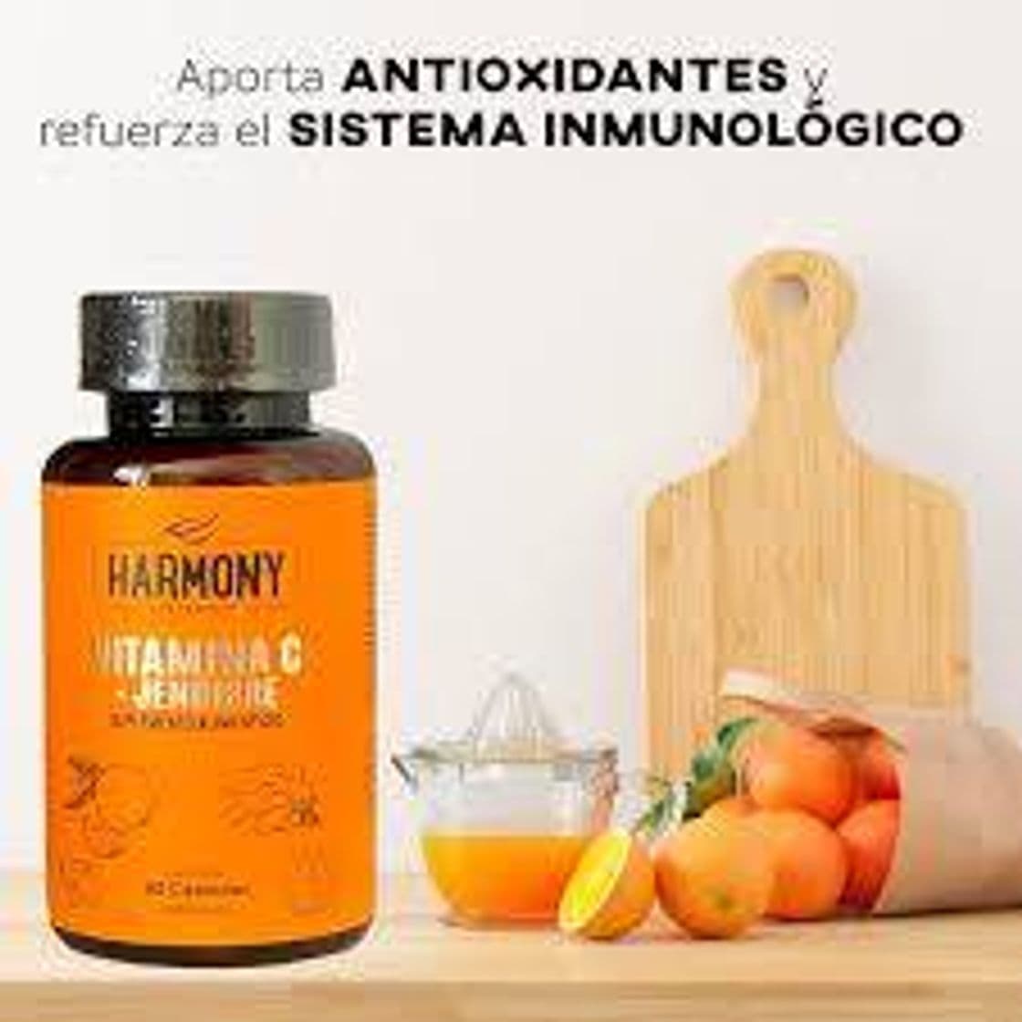 Fashion Vitamina C con Jengibre, Suplemento alimenticio, Harmony pro