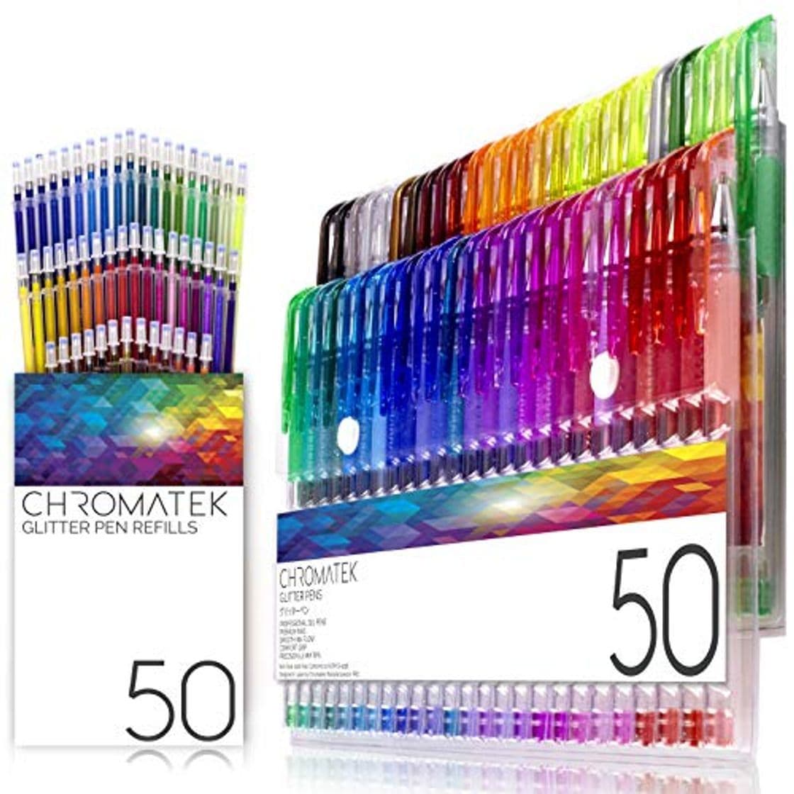 Product Plumas con purpurina 100 de Chromatek. Los mejores colores. 200% La tinta