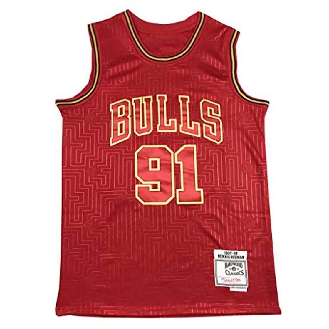 Fashion WYQ Hombres Dennis Rodman # 91 Chicago Bulls Baloncesto Jersey Campeonato Jersey