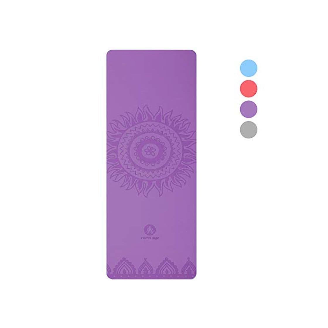 Producto Homfa Esterilla de Yoga Antideslizante 2-in-1 de Tapete y Toalla Yoga Mat