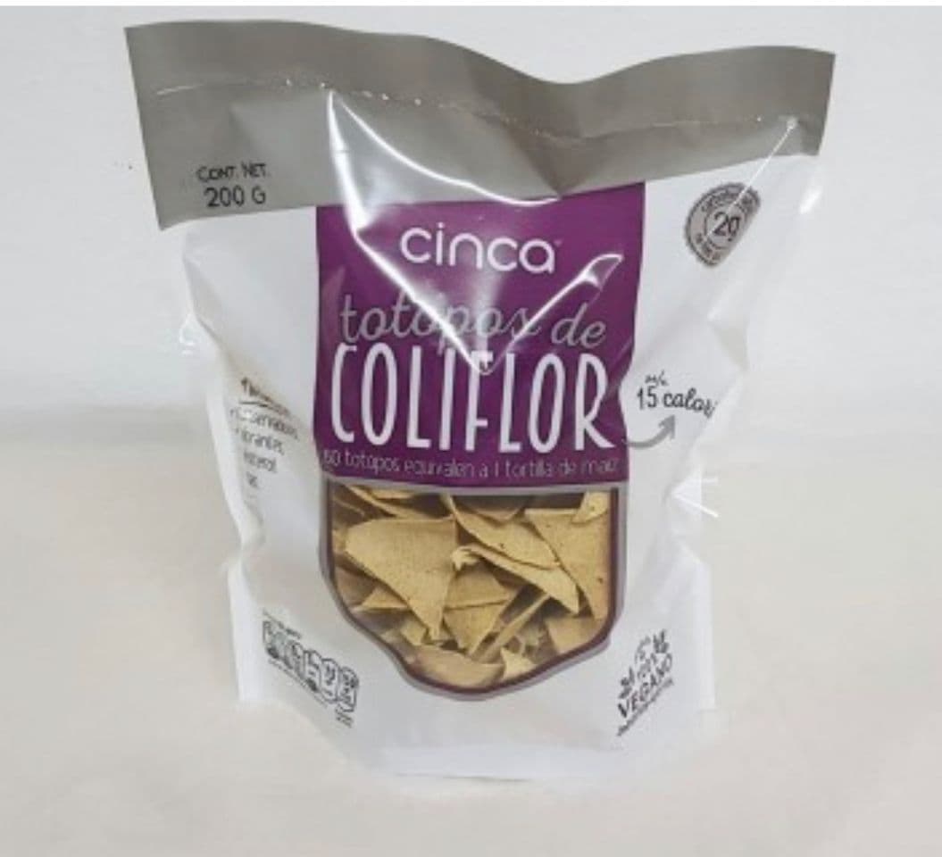 Producto Totopos de coliflor