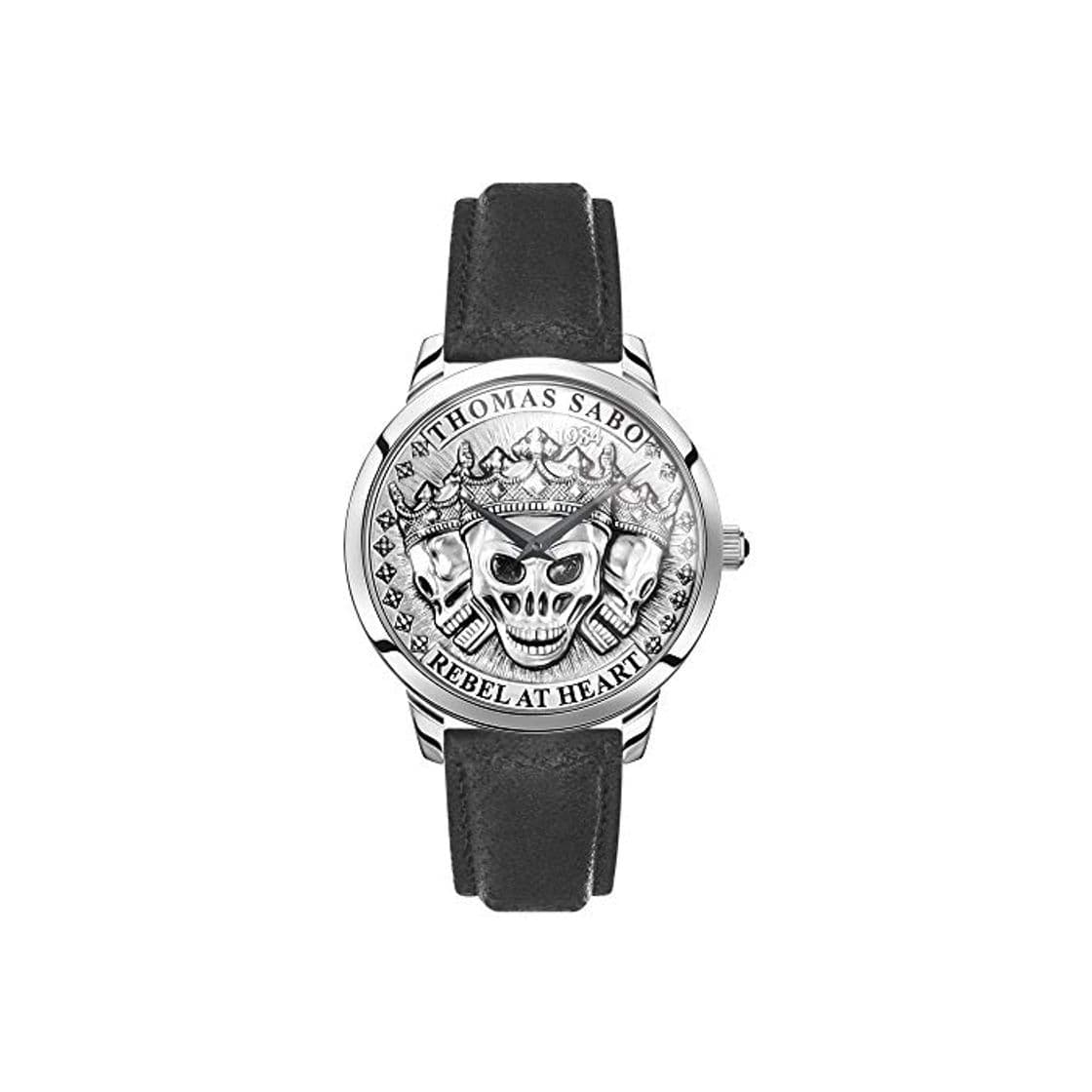 Fashion THOMAS SABO Reloj Analógico para Hombre de Cuarzo con Correa en Cuero