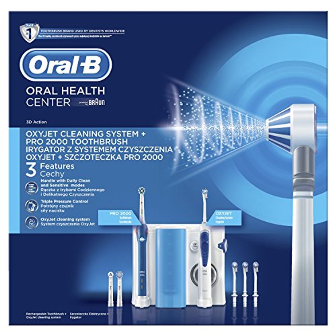 Producto Oral-B PRO 2000 - Estación de Cuidado Bucal: Mango de Cepillo Eléctrico