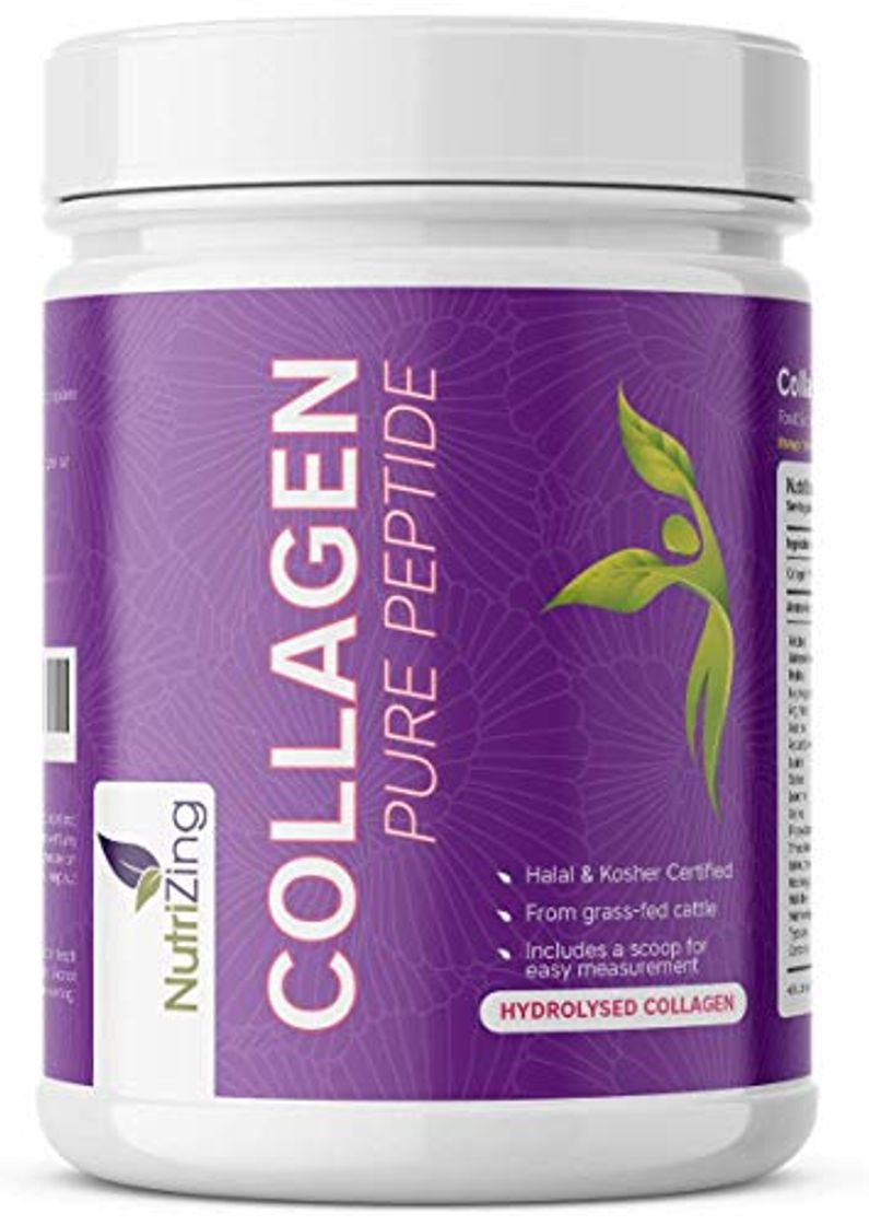 Producto NutriZing Colágeno Hidrolizado en Polvo - Proteína sin Sabor de Ganado Alimentado