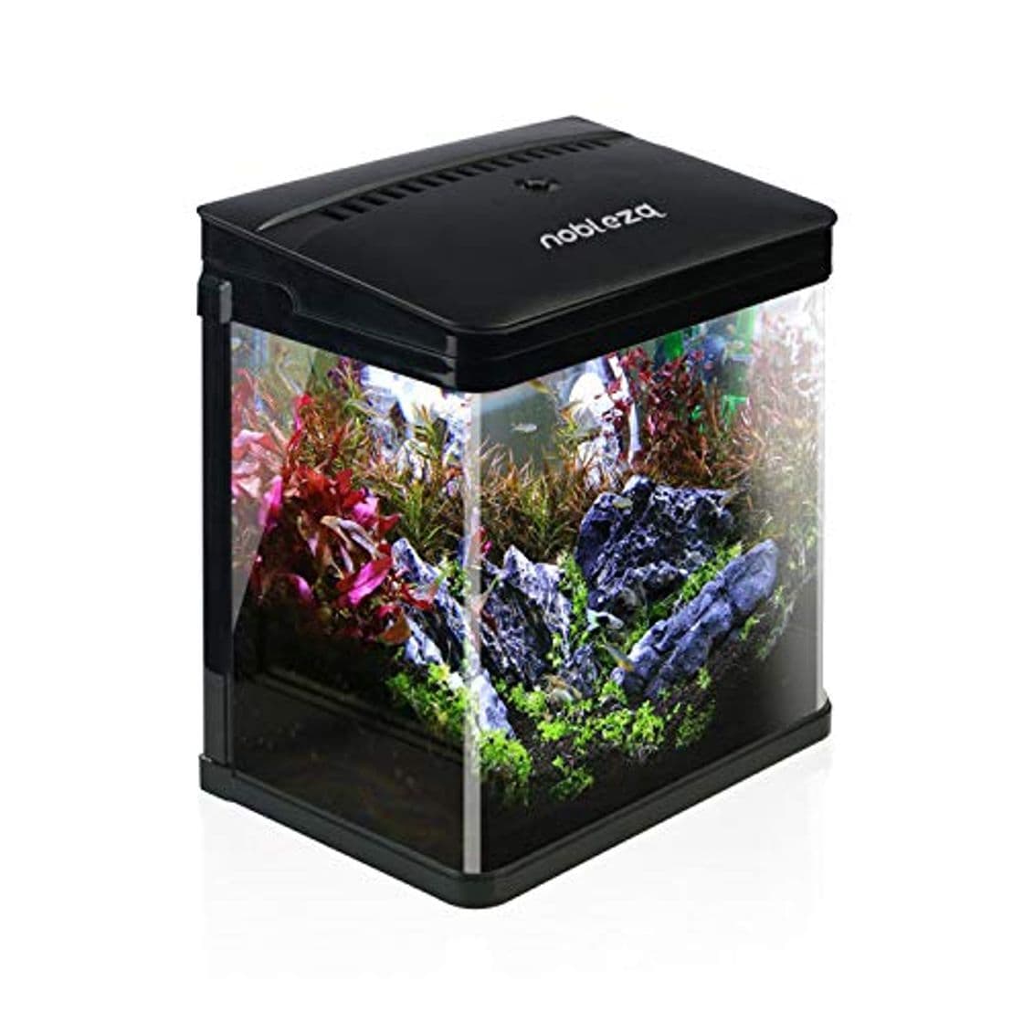 Product Nobleza - Acuario de Cristal con Cubierta y Luces LED