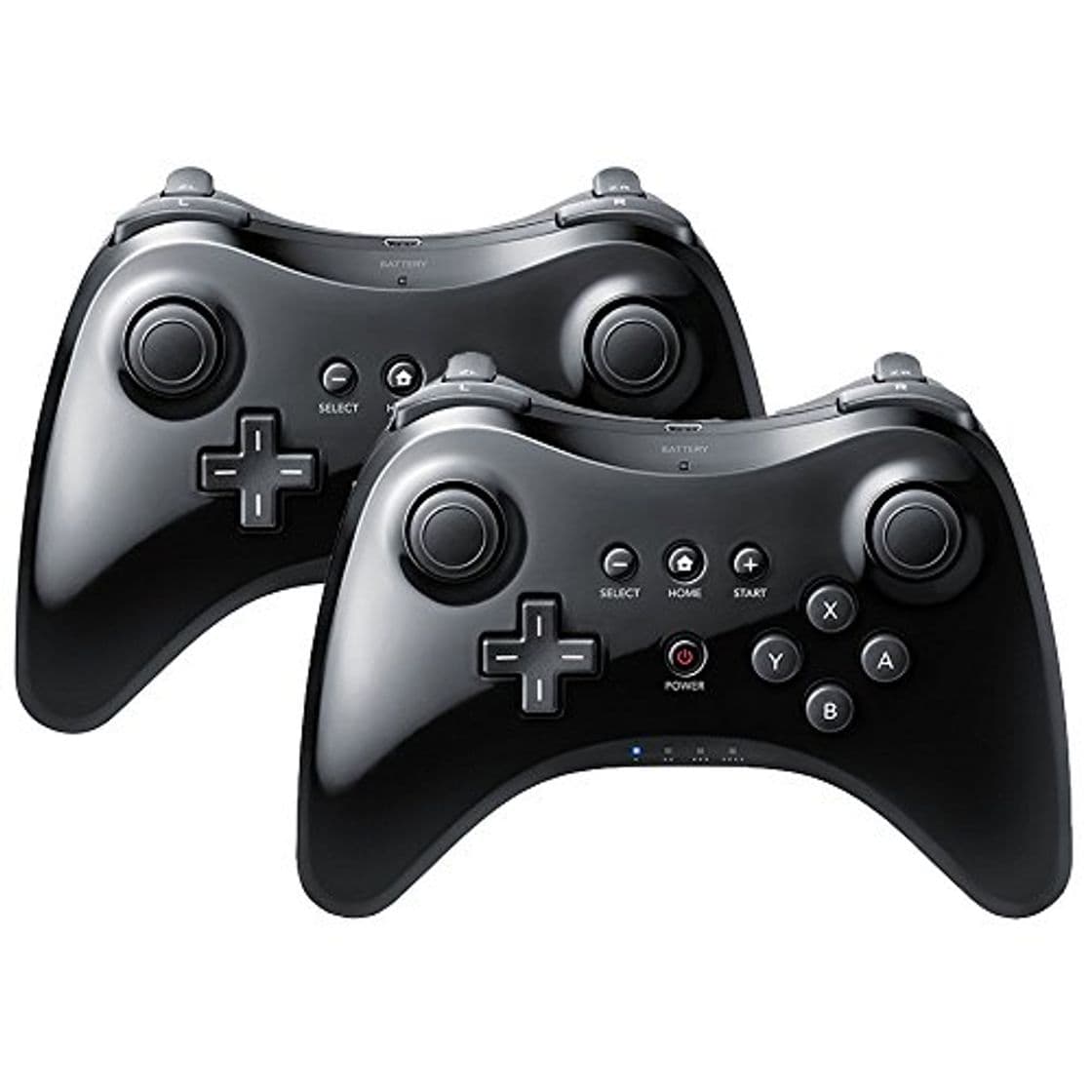 Product QUMOX 2 x Controlador de mano Wireless Gamepad Joypad Remoto Mando de juego para Nintendo Wii U Pro