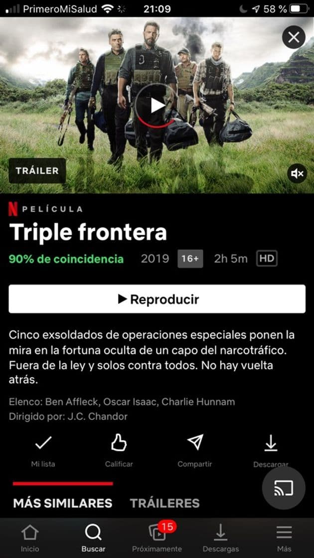 Movie Triple frontera 