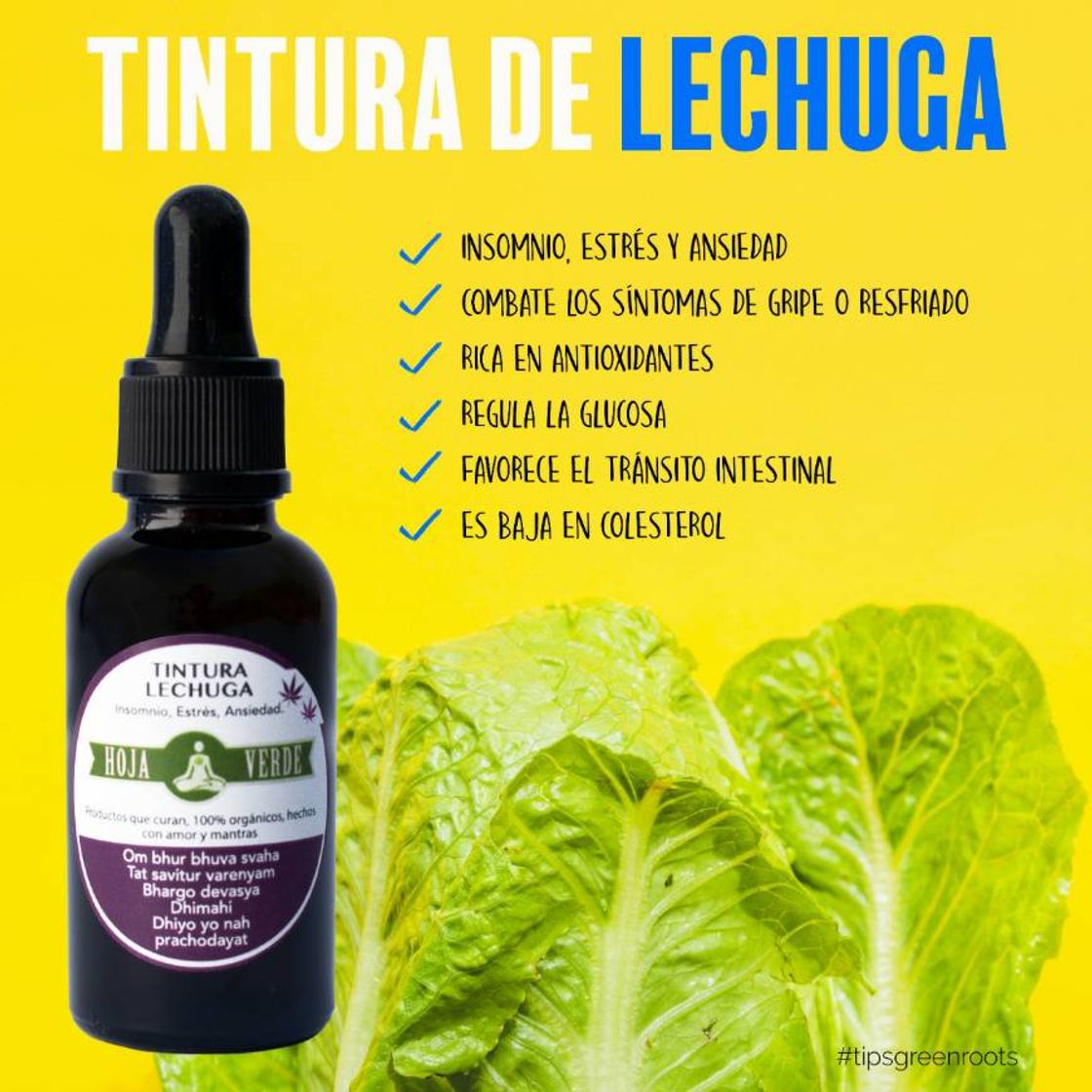 Producto Tintura de Lechuga