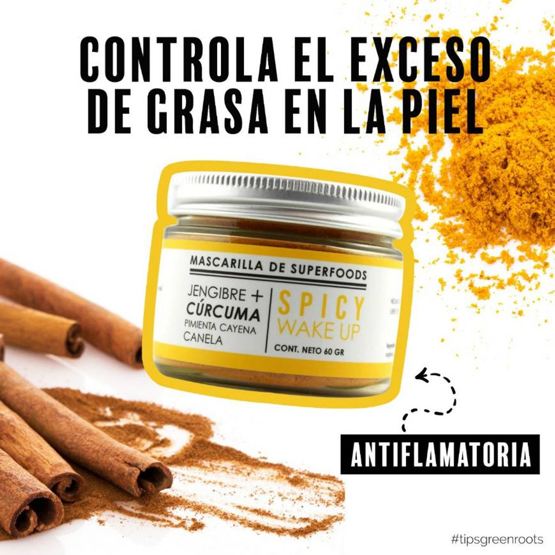 Producto Mascarilla Facial: Jengibre