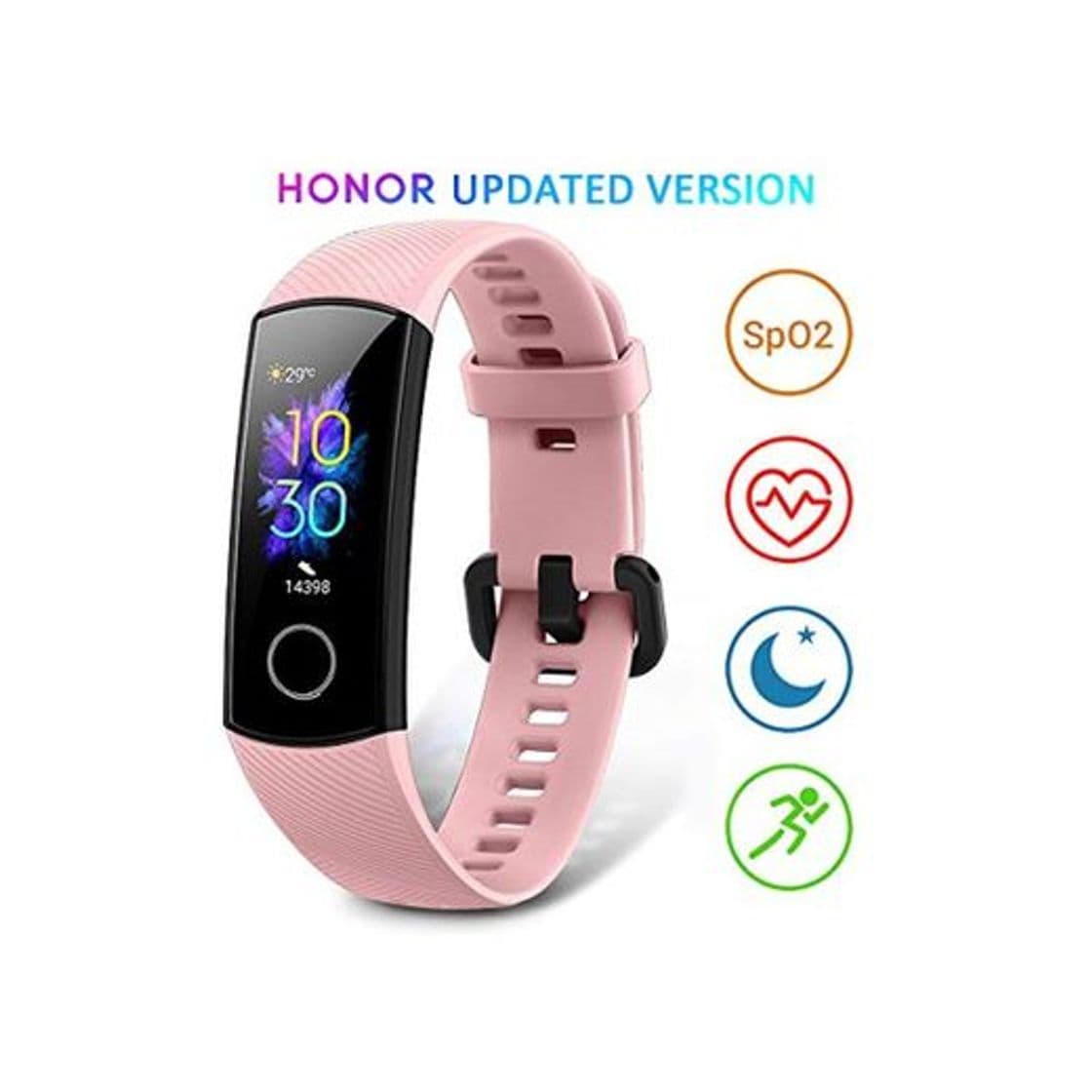 Electrónica HONOR Band 5 Smartwatch Pulsera de Actividad con Pulsómetro Mujer Hombre