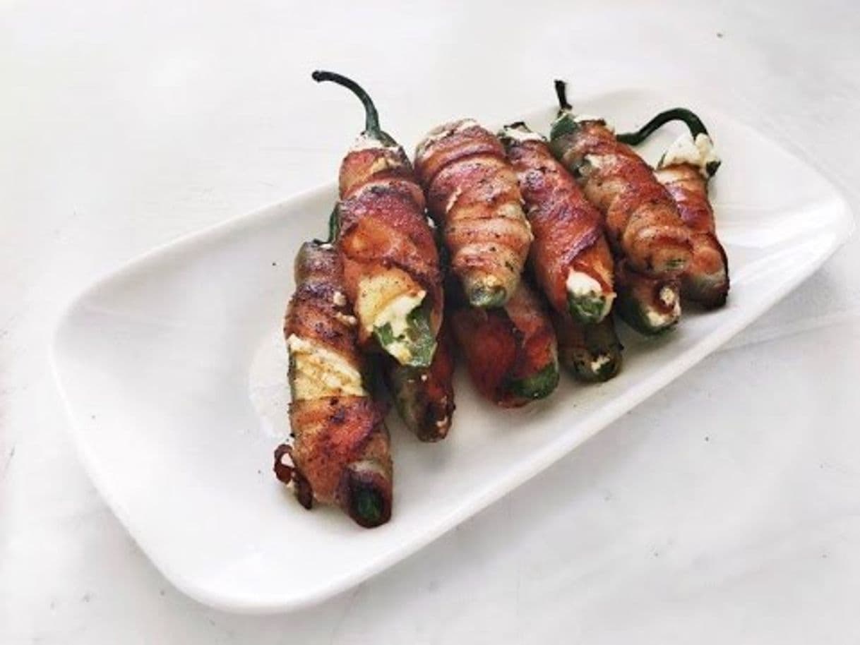 Fashion Chiles Jalapeños rellenos de queso crema 🌶️🧀🥓