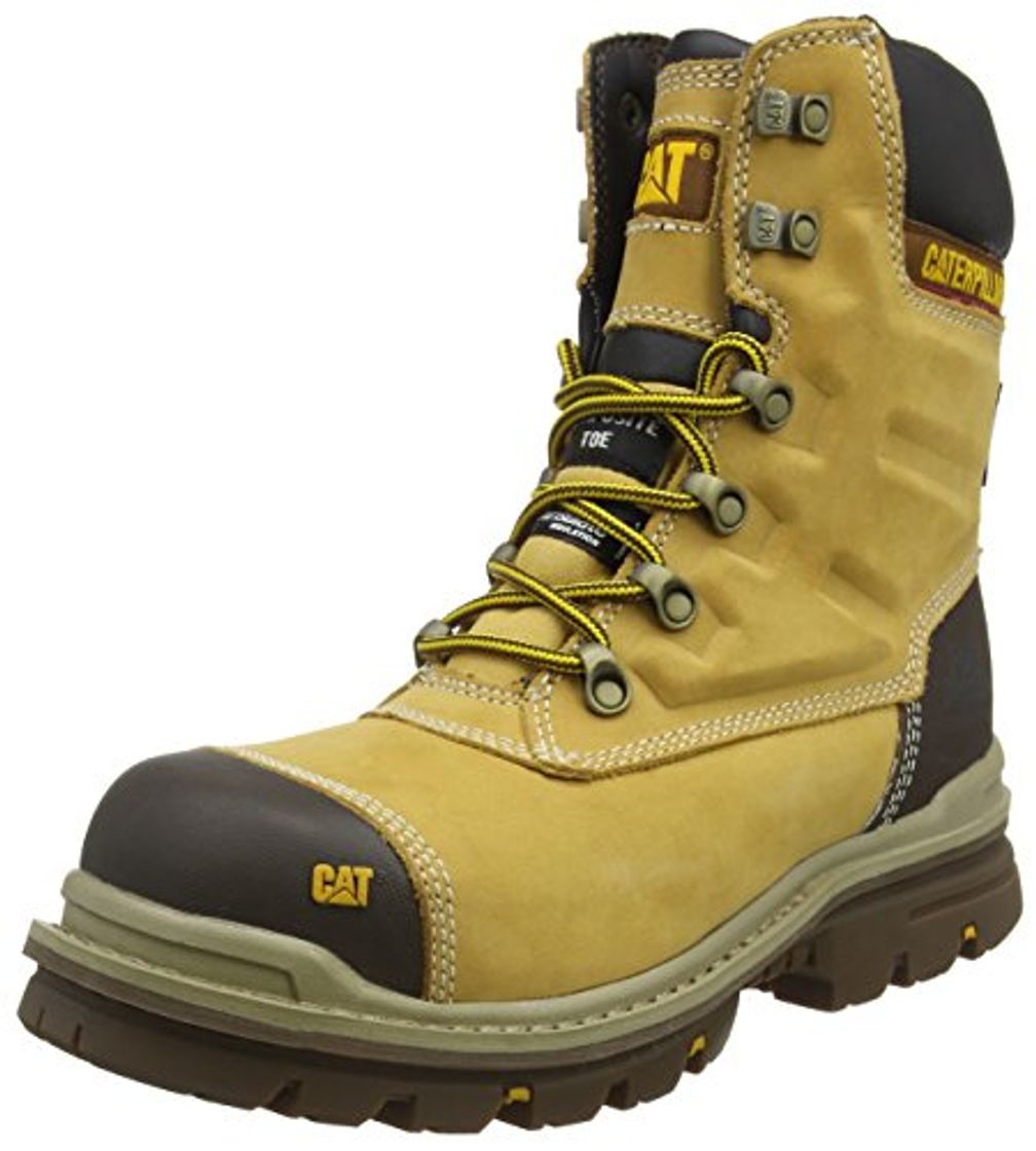 Moda Caterpillar Premier 8" WR TX CT S3 HRO SRC, Zapatos de Seguridad