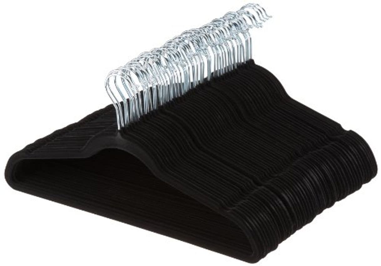 Producto AmazonBasics - Perchas de terciopelo para trajes - Paquete de 50