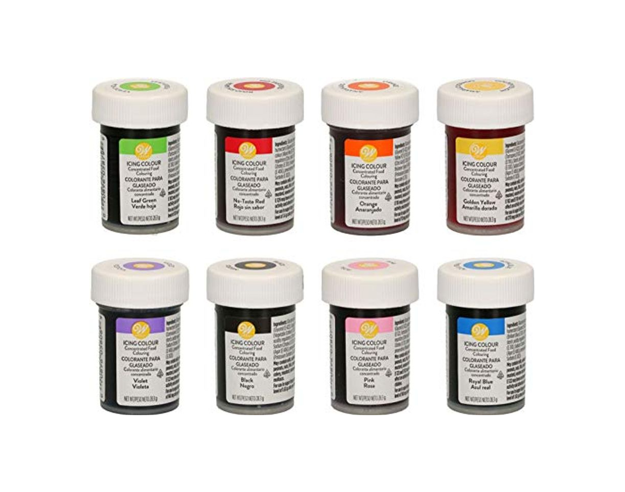 Product bakeryteam Colorantes alimentarios Wilton en set de 8 unidades