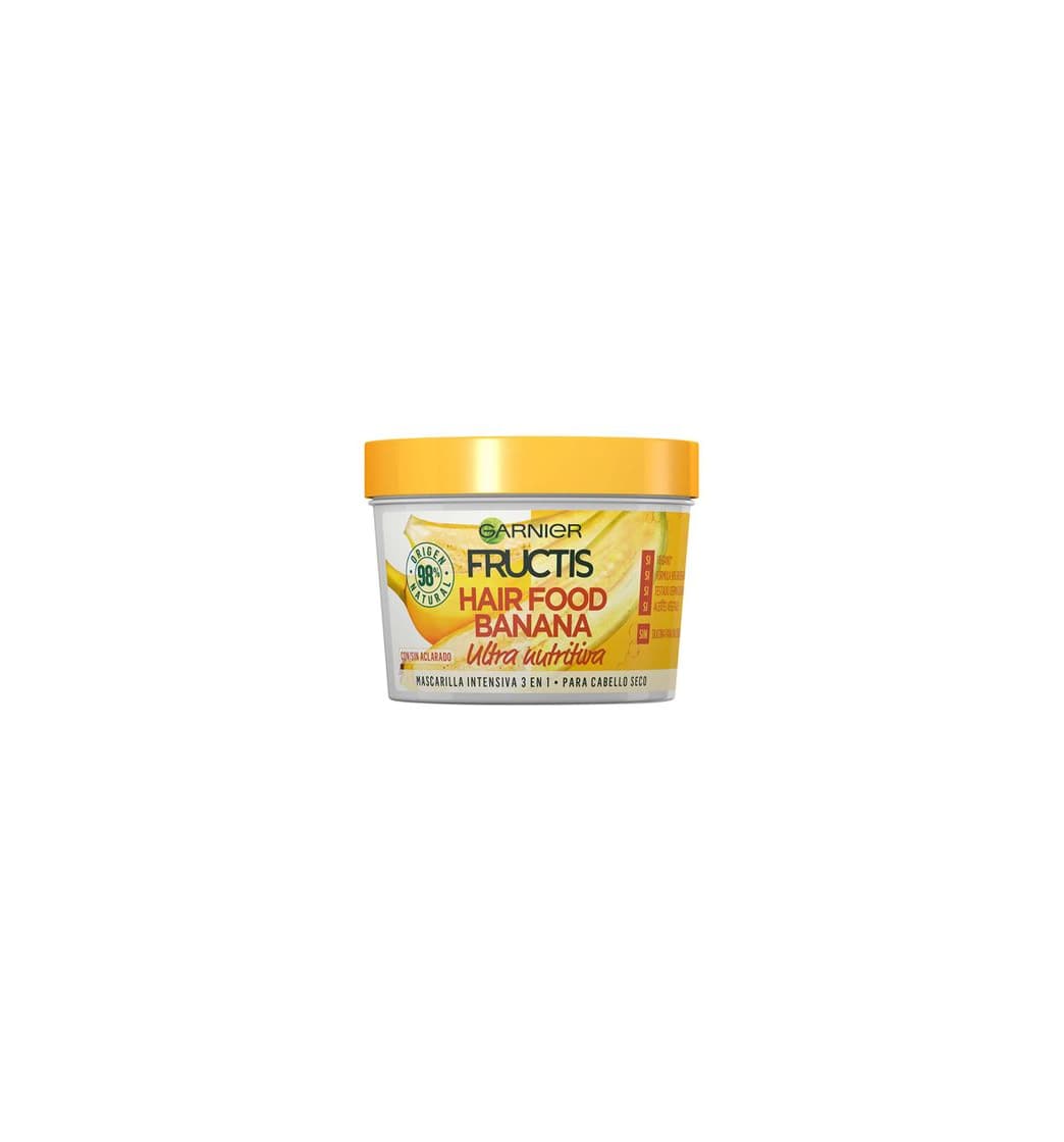 Belleza Garnier fructics máscara nourrissant Hair Food plátano