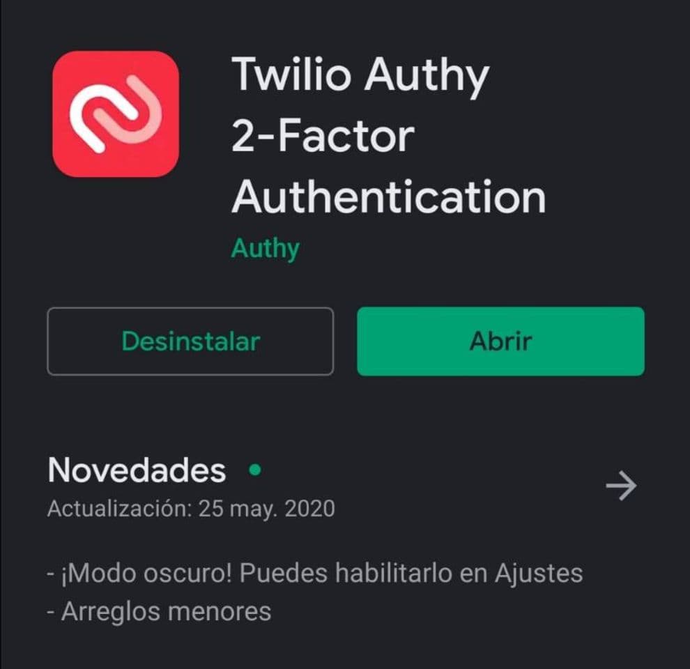 App Twilio Authy 2-Factor Authentication 