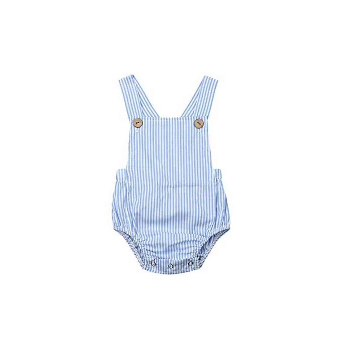 Product FELZ Ropa Bebe Niño Niña Verano Recién Nacido 0 Meses a 3 Años Mameluco Estampado con Rayas de Color Liso sin Mangas de Verano Traje de Sol Lindo FáCil De Poner Y Quitar Verano Pijamas Original Ropa