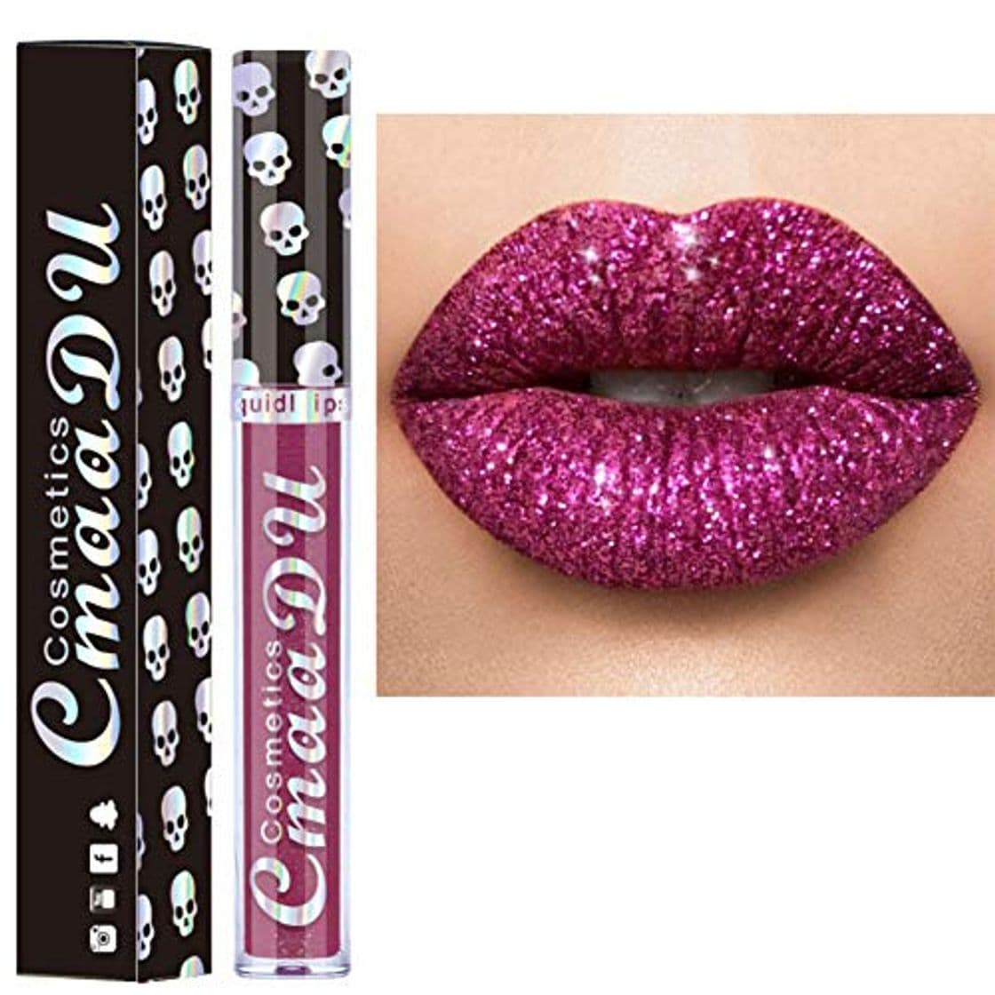 Producto ARTIFUN Brillo de Labios Brillante Maquillaje de Labios Sexy Labial Lustre Impermeable