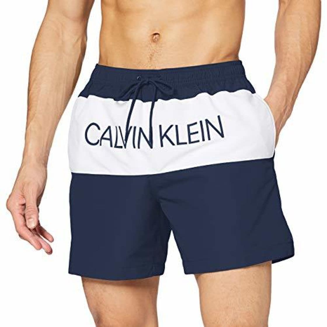 Producto Calvin Klein Medium Drawstring Bañador, Azul