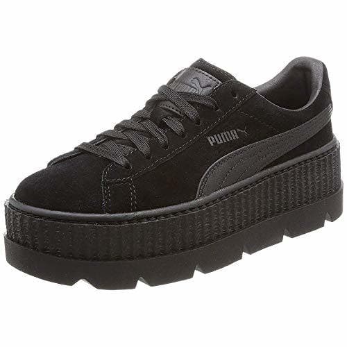 Moda Puma x Fenty Cleated Creeper Suede Black by Rihanna