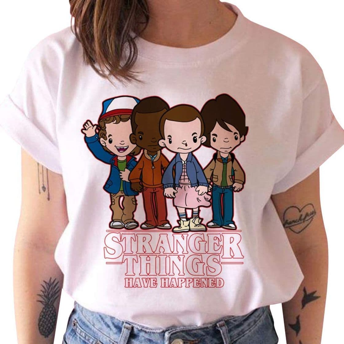 Producto Camiseta Stranger Things Chica, Camiseta Stranger Things Cortas Mujer T-Shirt Manga Corta