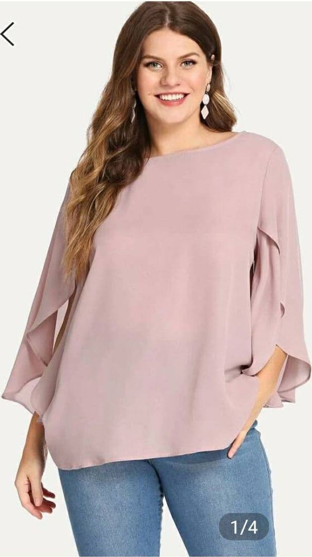 Moda Blusa asimétrica casual 